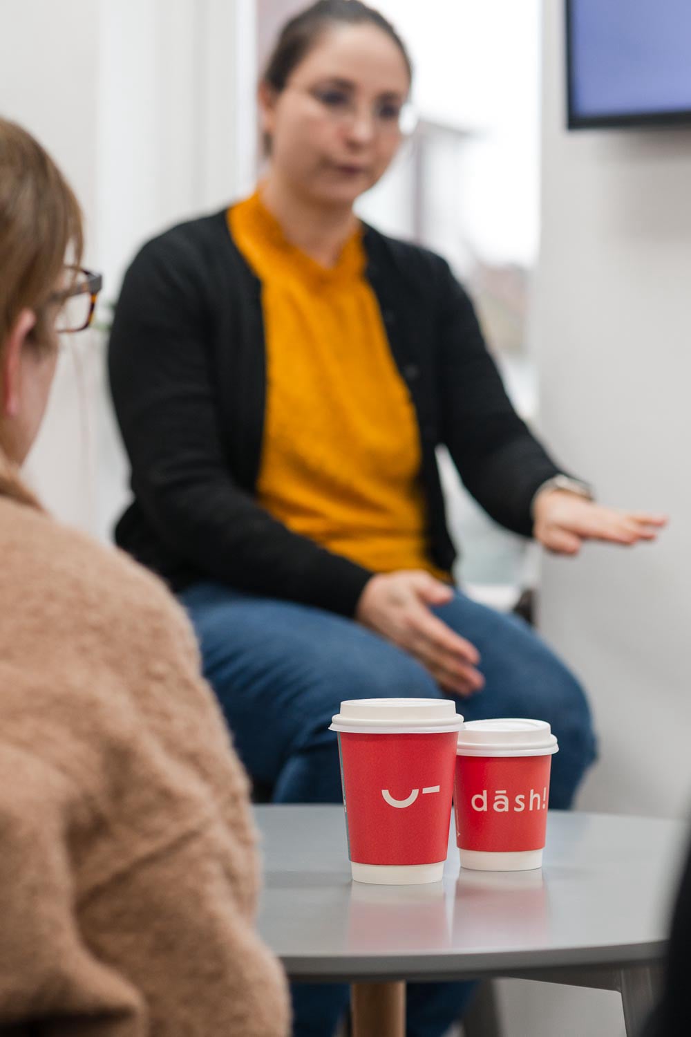 Barista training: hands-on learning and coffee craftsmanship in action.