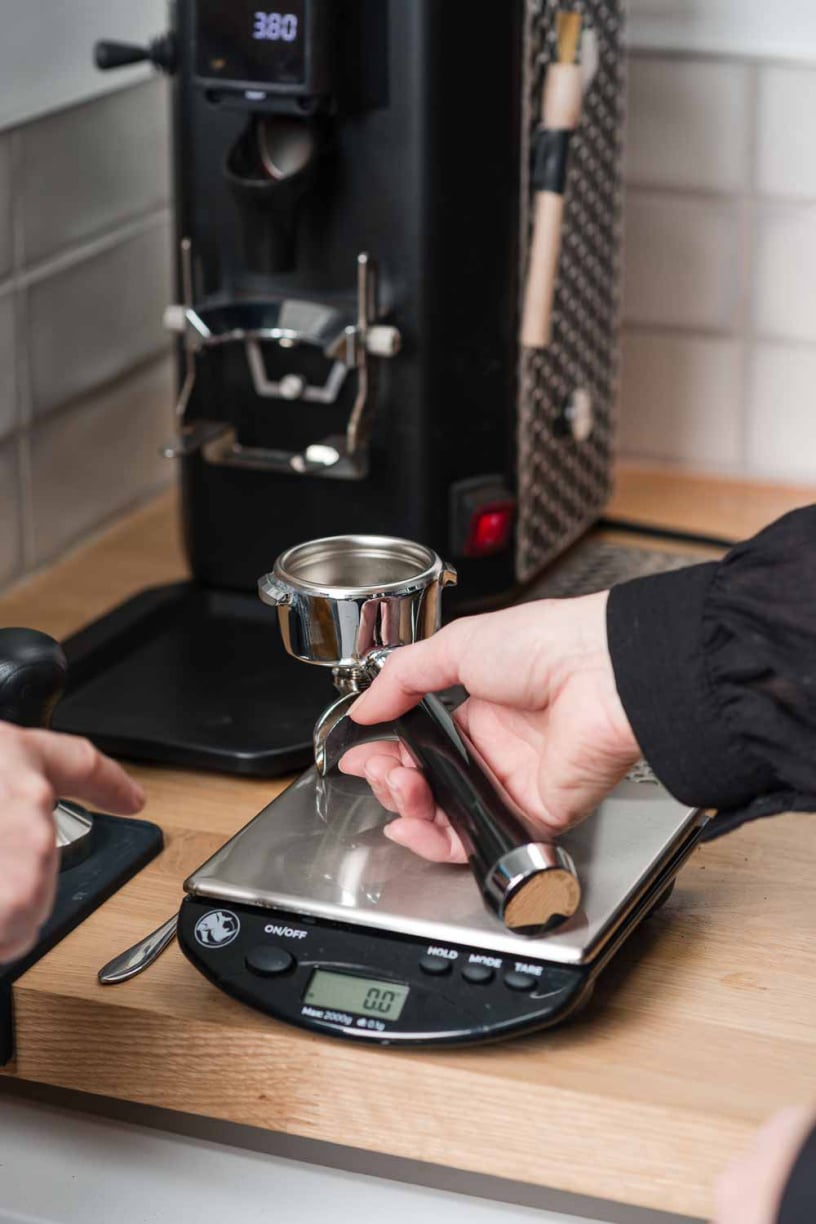 Barista training: hands-on learning and coffee craftsmanship in action.